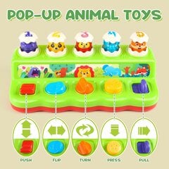 Interaktyvus žaislas kūdikiams Pop Up Animals kaina ir informacija | Žaislai kūdikiams | pigu.lt