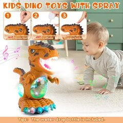 Музыкальная игрушка Spray Dinosaur цена и информация | Игрушки для мальчиков | pigu.lt