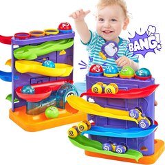 Labirintas su kamuoliukais ir automobiliu kūdikiams Five Star Toys kaina ir informacija | Žaislai kūdikiams | pigu.lt