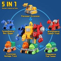 Robotas - transformeris 5 in 1 kaina ir informacija | Žaislai berniukams | pigu.lt