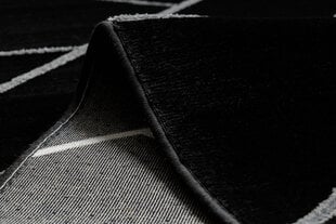 бегун EMERALD эксклюзивный 7543 гламур, стильный геометричес черный / бряный 70 cm цена и информация | Ковры | pigu.lt