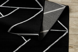 бегун EMERALD эксклюзивный 7543 гламур, стильный геометричес черный / бряный 120 cm цена и информация | Ковры | pigu.lt