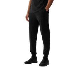 Спортивные брюки 4F для мужчин, цвет черный, размер L 4FSS23TFTRM101_GLEBOKA_CZERN_L цена и информация | Мужские брюки FINIS | pigu.lt