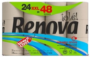 Туалетная бумага Renova Оле! 24 рулона цена и информация | Туалетная бумага, бумажные полотенца | pigu.lt
