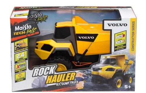 Prekė su pažeista pakuote. Radijo bangomis valdomas transporteris Maisto Tech Volvo Rock Hauler kaina ir informacija | Žaislai vaikams su pažeista pakuote | pigu.lt