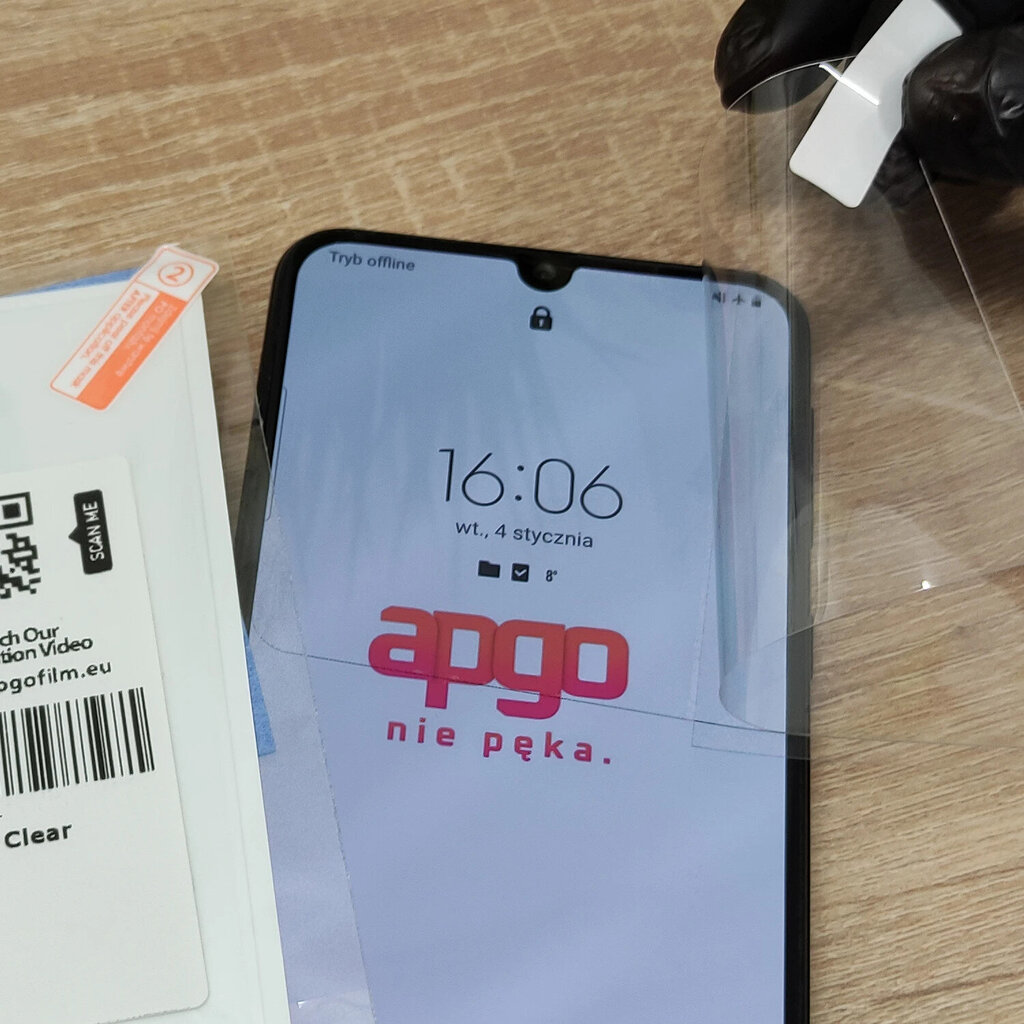 Apgo Hydrogel Film Screen Protector kaina ir informacija | Apsauginės plėvelės telefonams | pigu.lt