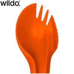 Turistinių įrankių rinkinys Wildo Spork 3in1, oranžinis цена и информация | Котелки, туристическая посуда и приборы | pigu.lt