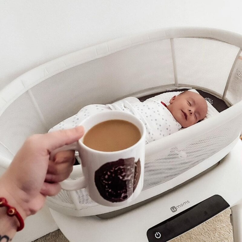 Lovytė 4MOMS MamaRoo, balta kaina ir informacija | Kūdikių lovytės | pigu.lt