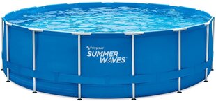 Baseinas Summer Waves Frame Active Pool 457x122 cm, su filtru цена и информация | Бассейны | pigu.lt