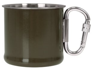 Kelioninis puodelis su karabinu Mil-Tec, 500ml цена и информация | Котелки, туристическая посуда и приборы | pigu.lt
