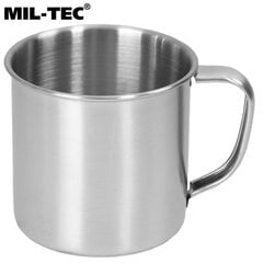 Plieninis kelioninis puodelis Mil-Tec, 300ml цена и информация | Котелки, туристическая посуда и приборы | pigu.lt