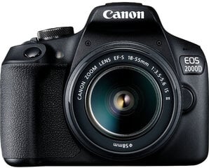 Товар с повреждением. Canon EOS 2000D + 18-55mm IS II Kit цена и информация | Товары с повреждениями | pigu.lt