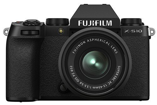 Prekė su pažeidimu. Fujifilm X-S10 + XC 15-45mm juodas kaina ir informacija | Prekės su pažeidimu | pigu.lt