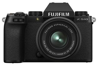 Товар с повреждением. Fujifilm X-S10 + 15-45mm Kit, черный цена и информация | Товары с повреждениями | pigu.lt