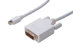 Assmann DisplayPort 1.1a mini DP-DVI, тип A, мм, 1,0 м цена и информация | Адаптеры, USB-разветвители | pigu.lt