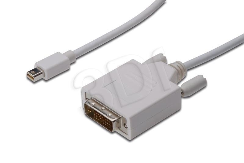 Assman Kabel DisplayPort 1.1a mini DP-DVI TypA MM 2.0m цена и информация | Adapteriai, USB šakotuvai | pigu.lt