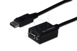 Адаптер ASSMANN DisplayPort на VGA, DP / HD15 M / F, 0,15 см цена и информация | Адаптеры, USB-разветвители | pigu.lt