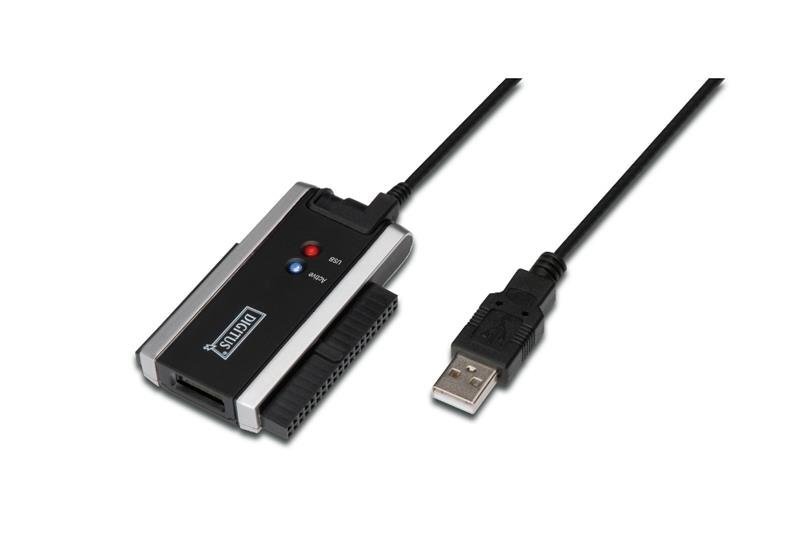 Digitus - Adapter USB2.0 do HDD 2.5"/3.5", IDE/SATA II kaina ir informacija | Adapteriai, USB šakotuvai | pigu.lt