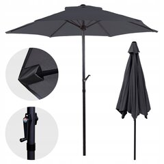 Зонт уличный Fluxar home, темно-серый цена и информация | Зонты, маркизы, стойки | pigu.lt