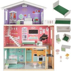 Lėlių namelis Berimax LNM-002, 114 cm kaina ir informacija | Žaislai mergaitėms | pigu.lt