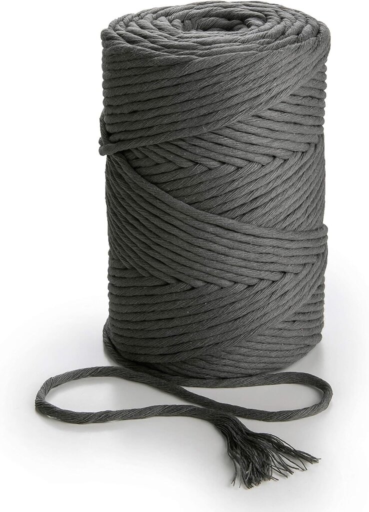 Makrame virvė MB Cordas Macrame 3 mmx280 m, 1 kg kaina ir informacija | Nėrimo priemonės | pigu.lt