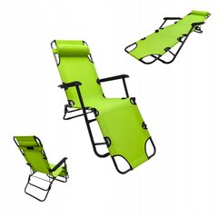 Lauko kėdė-gultas Fluxar home GL0050, žalias kaina ir informacija | Lauko kėdės, foteliai, pufai | pigu.lt
