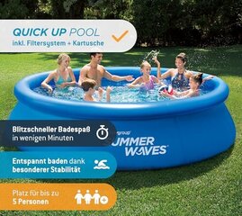 Baseinas Summer Waves Quick Up Pool 549x305x107 cm, su filtru цена и информация | Бассейны | pigu.lt