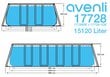 Baseinas Avenli, 549x305x122 cm, su filtru kaina ir informacija | Baseinai | pigu.lt