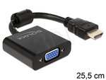 Delock adapteris HDMI-A(M)->VGA(F), 25 cm