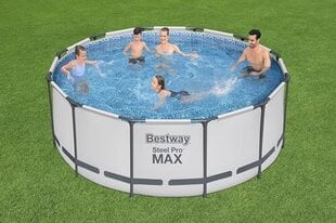 Baseinas Bestway® Steel Pro MAX™ 366x122 cm, su filtru цена и информация | Бассейны | pigu.lt