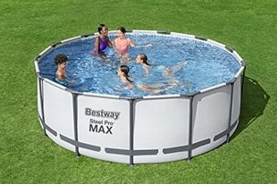 Baseinas Bestway® Steel Pro MAX 396x122 cm, su filtru цена и информация | Бассейны | pigu.lt