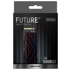 Hiksemi Future Eco (HS-SSD-FUTURE Eco(STD)/2048G/PCIE4/WW) kaina ir informacija | Vidiniai kietieji diskai (HDD, SSD, Hybrid) | pigu.lt