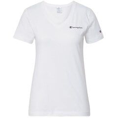 Marškinėliai moterims Champion 115427-WW001 balta 115427-WW001, balti kaina ir informacija | Marškinėliai moterims | pigu.lt