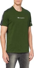 Marškinėliai vyrams Champion 215315-GS561, žali kaina ir informacija | Vyriški marškinėliai | pigu.lt