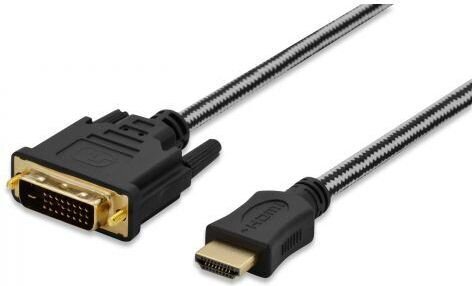 Ednet 84487 HDMI kabelis 5m kaina ir informacija | Kabeliai ir laidai | pigu.lt