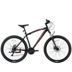 Kalnų dviratis Bisan MTS4600 MD 26", juodas/oranžinis kaina ir informacija | Dviračiai | pigu.lt