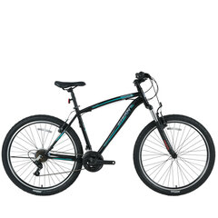 Kalnų dviratis Bisan MTS4600 VB 26", juodas/mėlynas kaina ir informacija | Dviračiai | pigu.lt