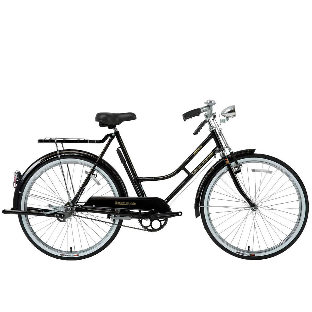 Miesto dviratis Bisan Roadstar Classic Lady 26", juodas kaina ir informacija | Dviračiai | pigu.lt