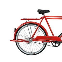 Miesto dviratis Bisan Roadstar Classic 26", raudonas kaina ir informacija | Dviračiai | pigu.lt