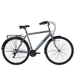 Miesto dviratis Bisan Hardy 28", pilkas kaina ir informacija | Dviračiai | pigu.lt