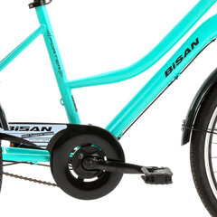 Городской трехколесный велосипед Bisan 24 PORTER (PR10010500) светло-зеленый/черный цена и информация | Велосипеды | pigu.lt