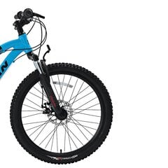 Подростковый велосипед Bisan 24 KDX2800 MD (PR10010396) голубой/черный цена и информация | Велосипеды | pigu.lt