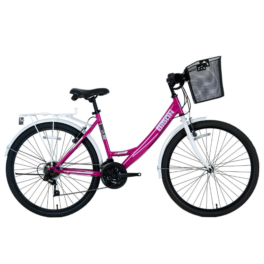 Miesto dviratis Bisan Mabella 24", violetinis цена и информация | Dviračiai | pigu.lt