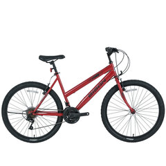Miesto dviratis Bisan Sentiero 24", raudonas kaina ir informacija | Dviračiai | pigu.lt