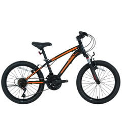 Подростковый велосипед Bisan 24 KDX2900 VB (PR10010462) черный/оранжевый цена и информация | Велосипеды | pigu.lt