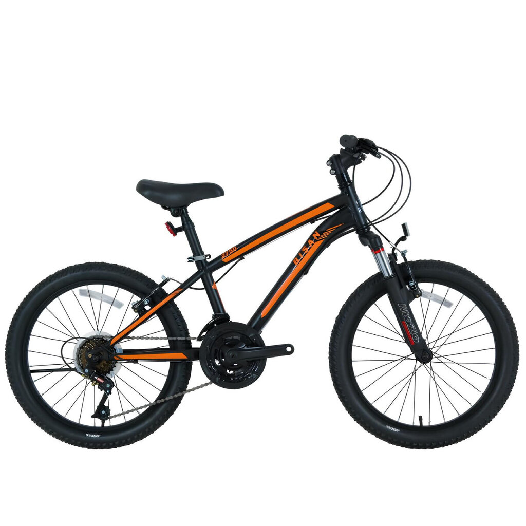 Miesto dviratis Bisan KDX2900 VB 24", juodas/oranžinis цена и информация | Dviračiai | pigu.lt