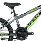 Miesto dviratis Bisan KDX2600 20", pilkas/žalias kaina ir informacija | Dviračiai | pigu.lt