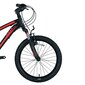 Miesto dviratis Bisan KDS2750 VB 20", juodas/raudonas kaina ir informacija | Dviračiai | pigu.lt