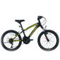 Miesto dviratis Bisan KDS2750 VB 20", juodas/geltonas kaina ir informacija | Dviračiai | pigu.lt