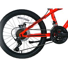 Miesto dviratis Bisan 2750 20" oranžinis/juodas kaina ir informacija | Dviračiai | pigu.lt